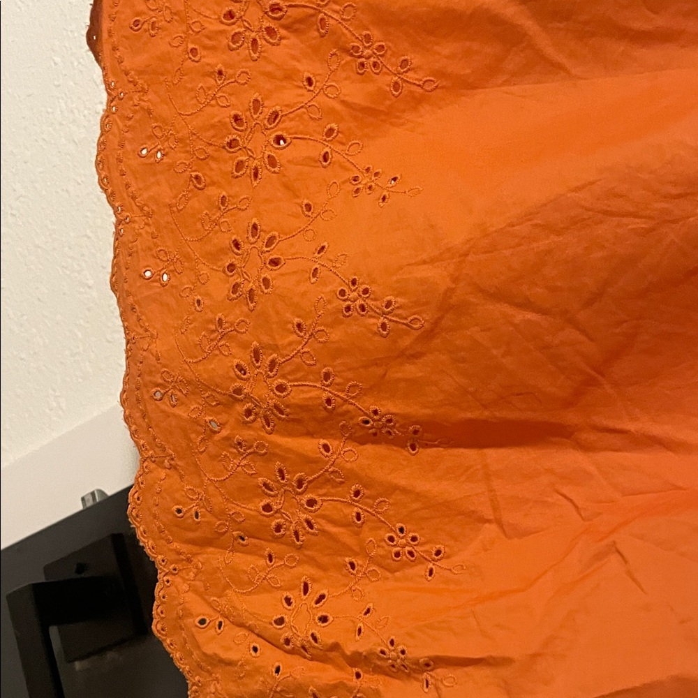 Uniqlo Orange A-Line Skirt - Picture 4 of 4